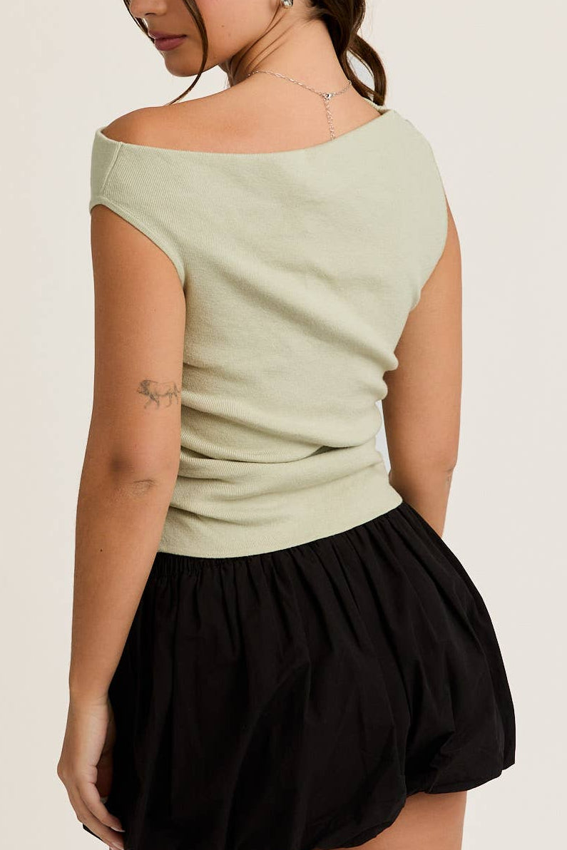 The Asymmetrical Sweater Top