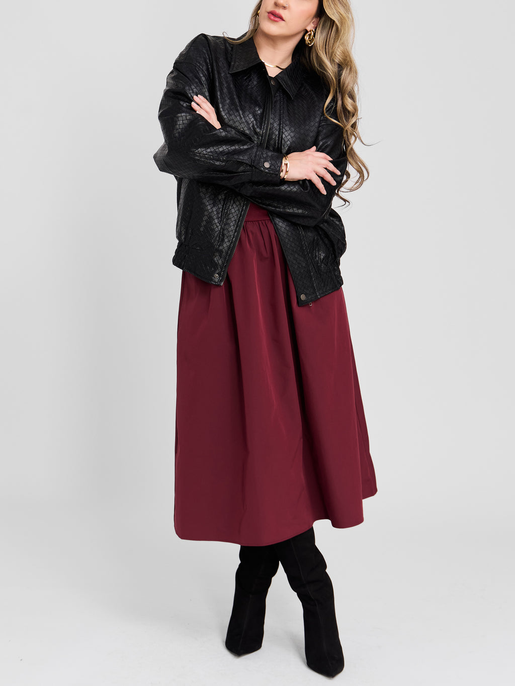 The Crosshatch Oversized Jacket