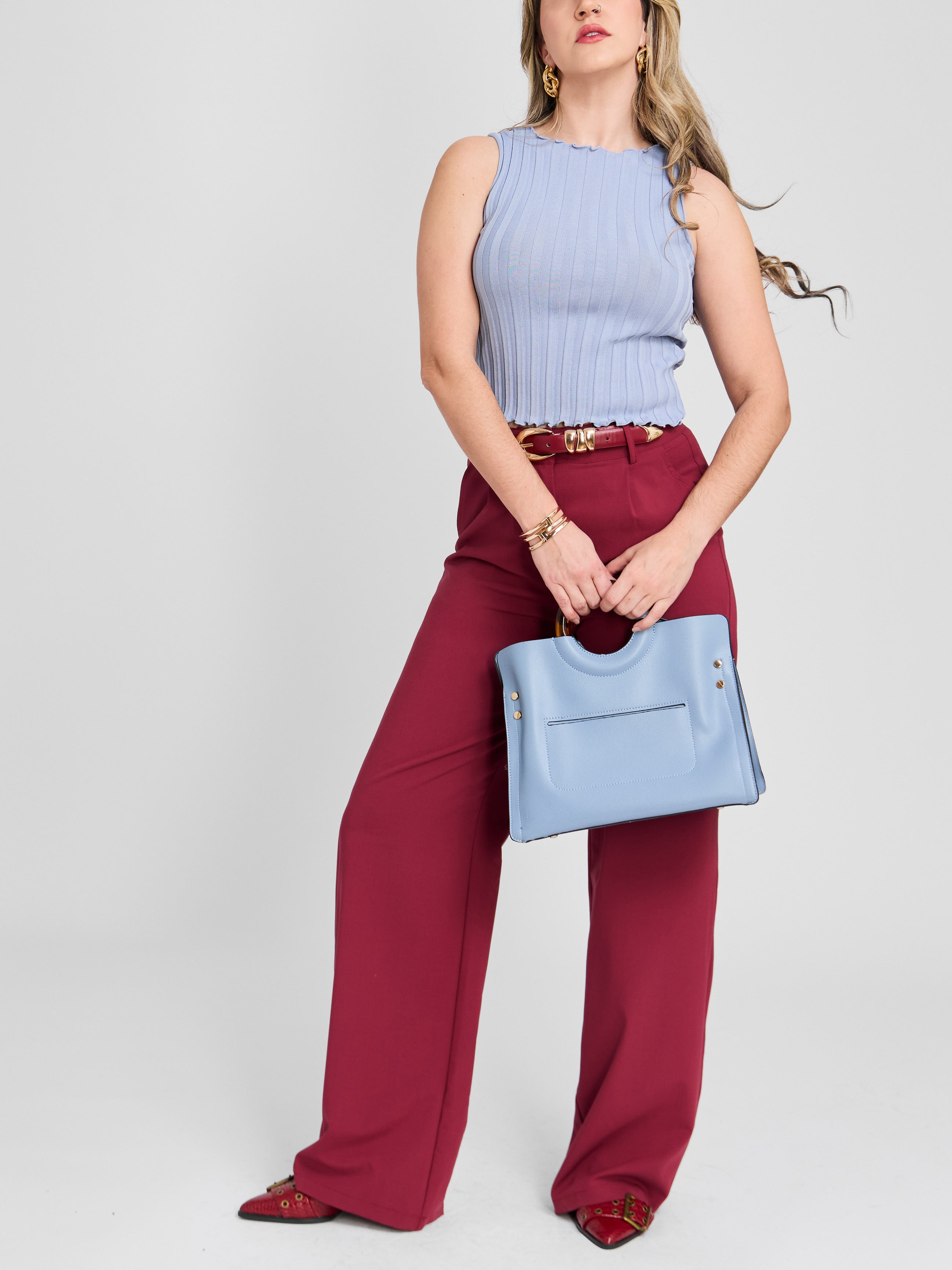 The Perfect Pleated Wide Leg Trousers