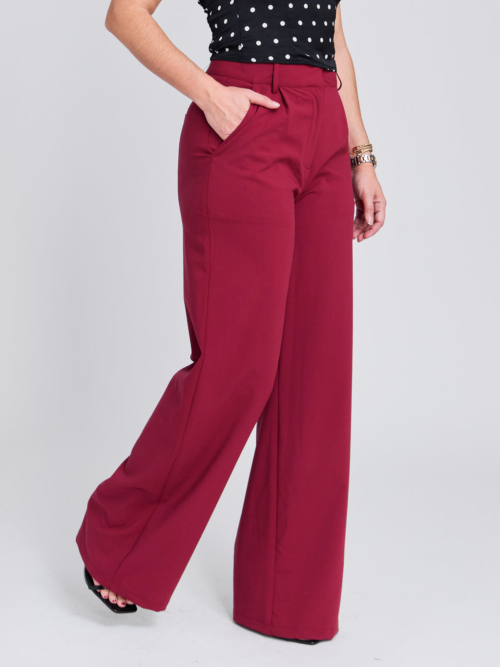 The Perfect Pleated Wide Leg Trousers