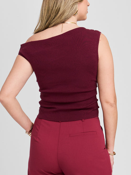 The Asymmetrical Sweater Top