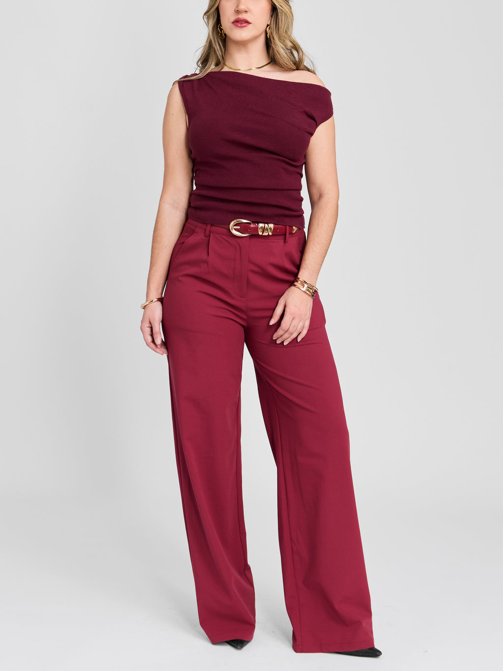 The Perfect Pleated Wide Leg Trousers