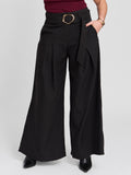 The Ultra Wide Leg Pleated Trousers