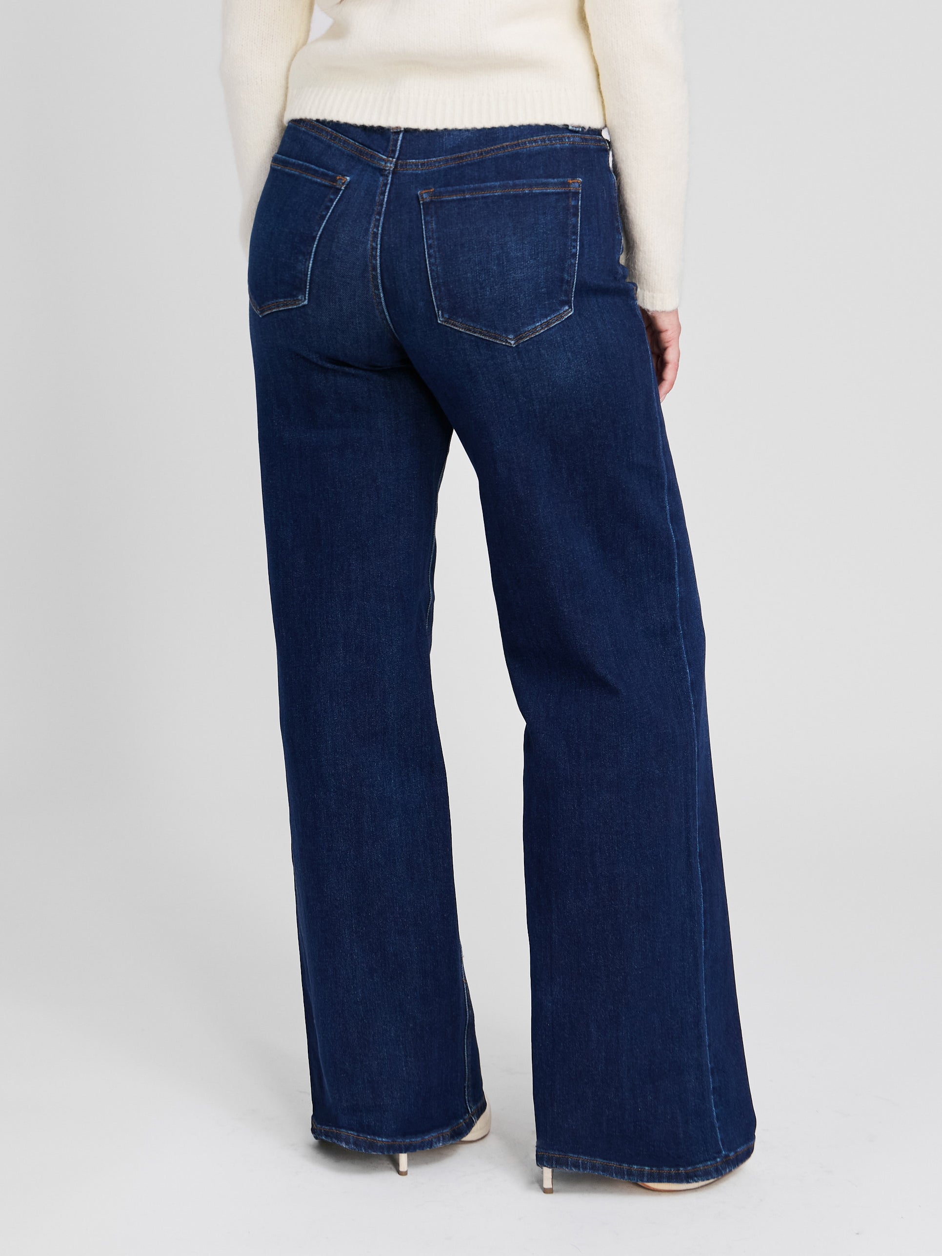 The Dark Wash Wide Leg Jean