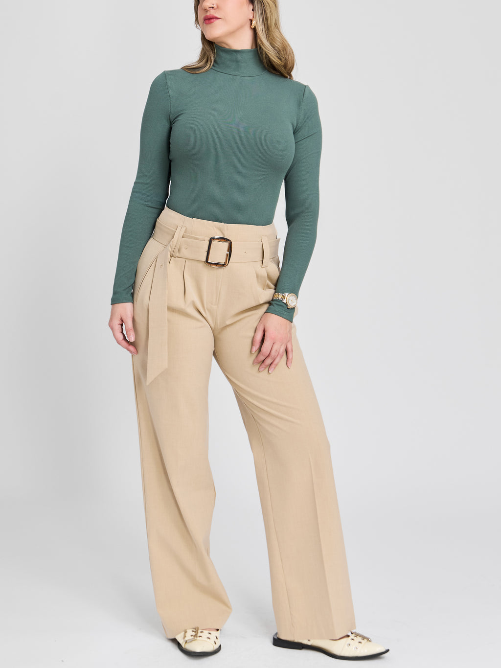 The Any Day Long Sleeve Ribbed Knit Turtleneck