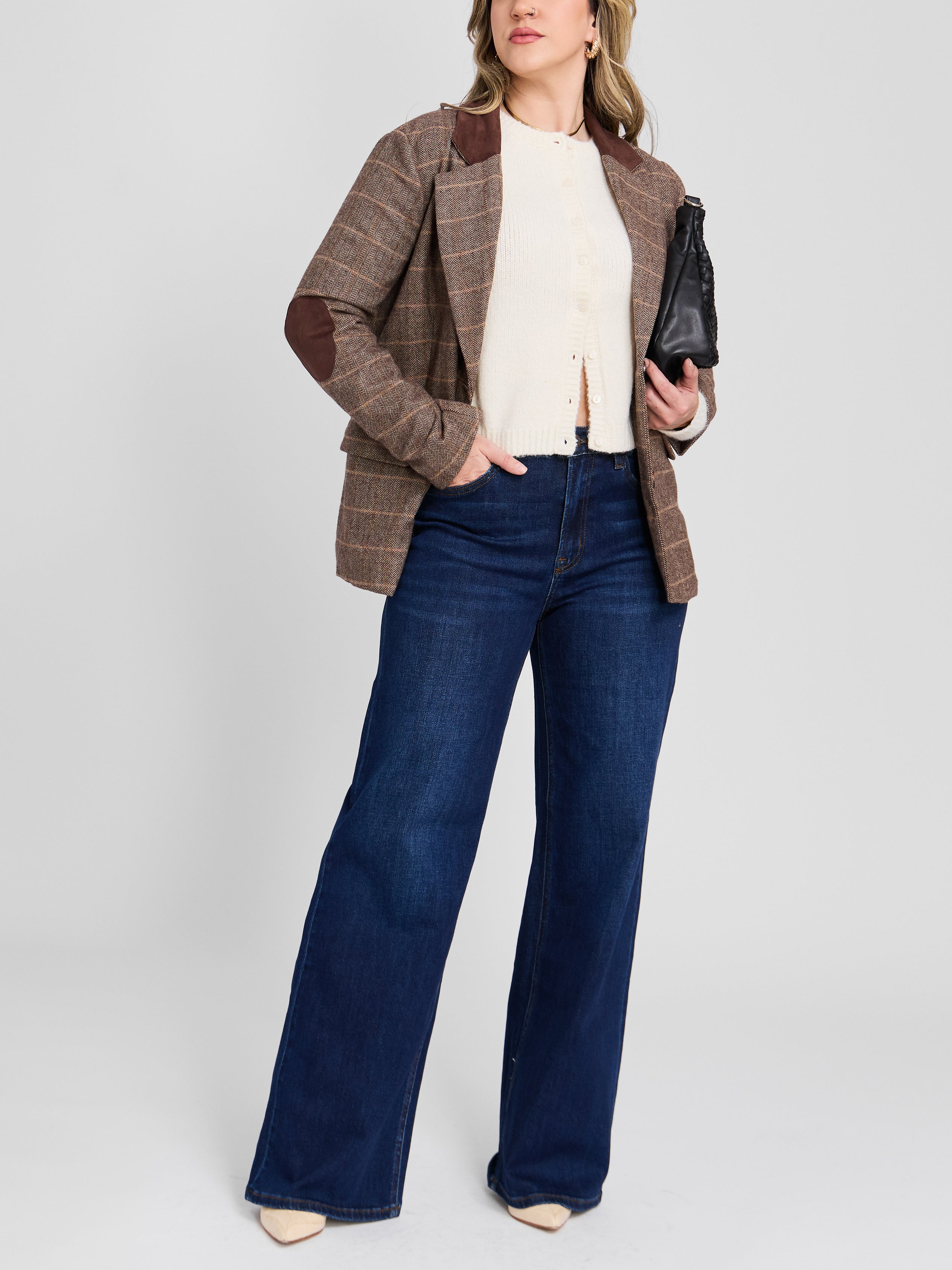 The Dark Wash Wide Leg Jean