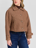 The Houndstooth Cropped Jacket