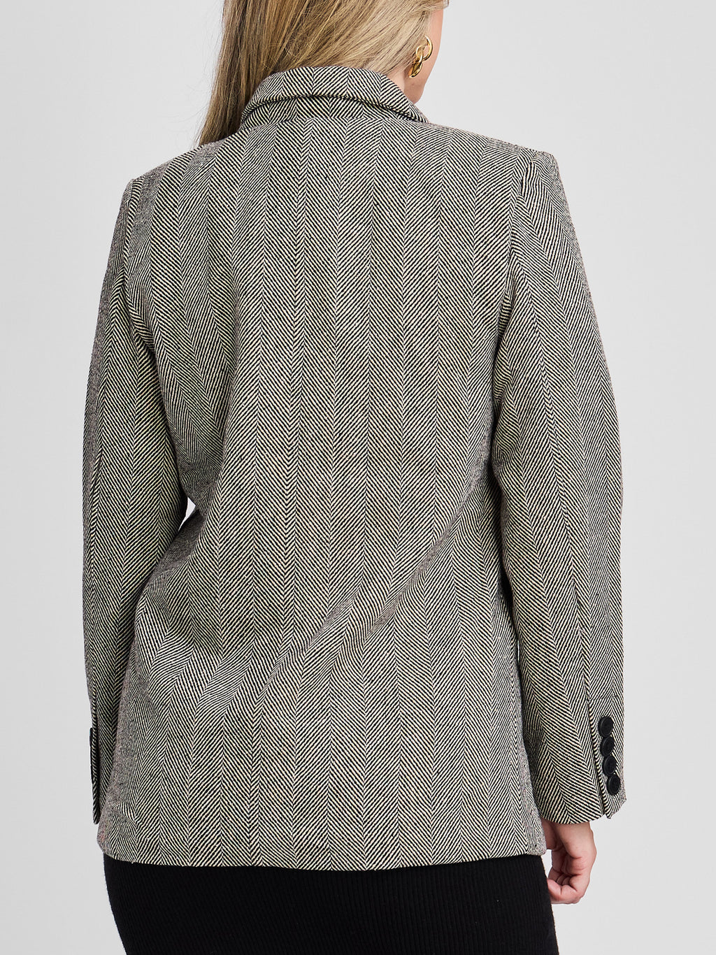 The Chevron Notch Collar Blazer