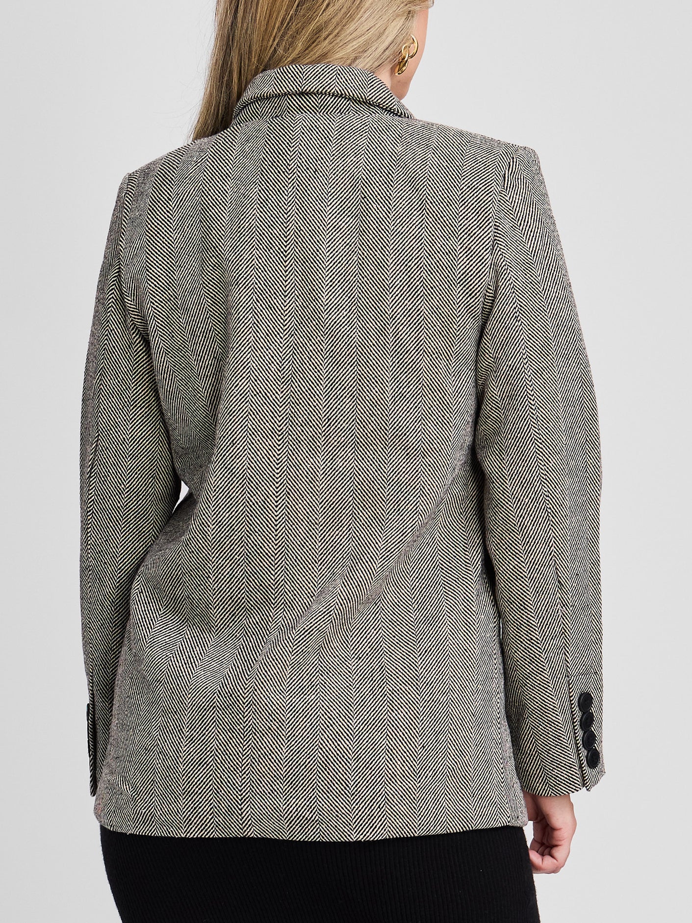 The Chevron Notch Collar Blazer