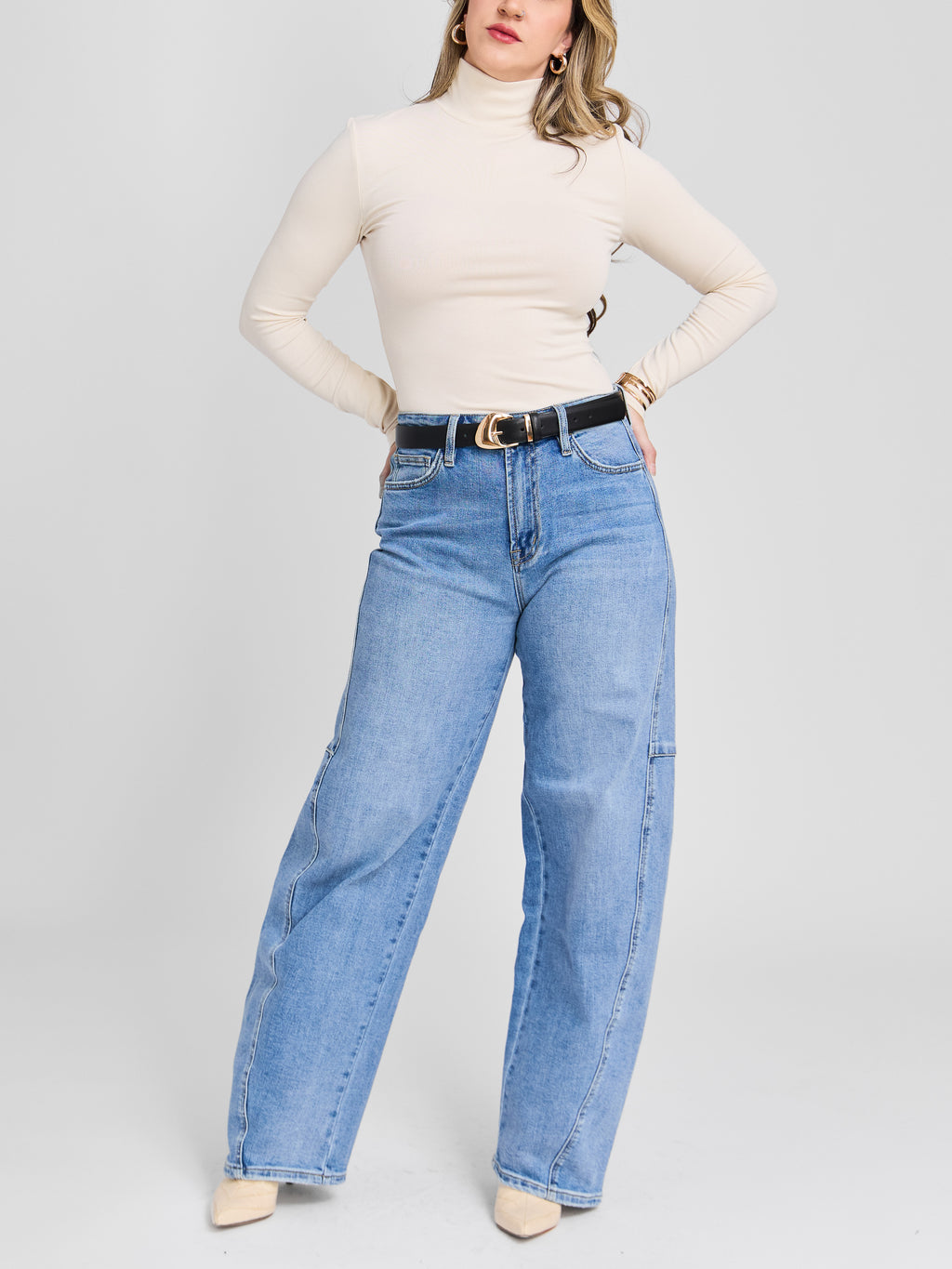 The Any Day Long Sleeve Ribbed Knit Turtleneck